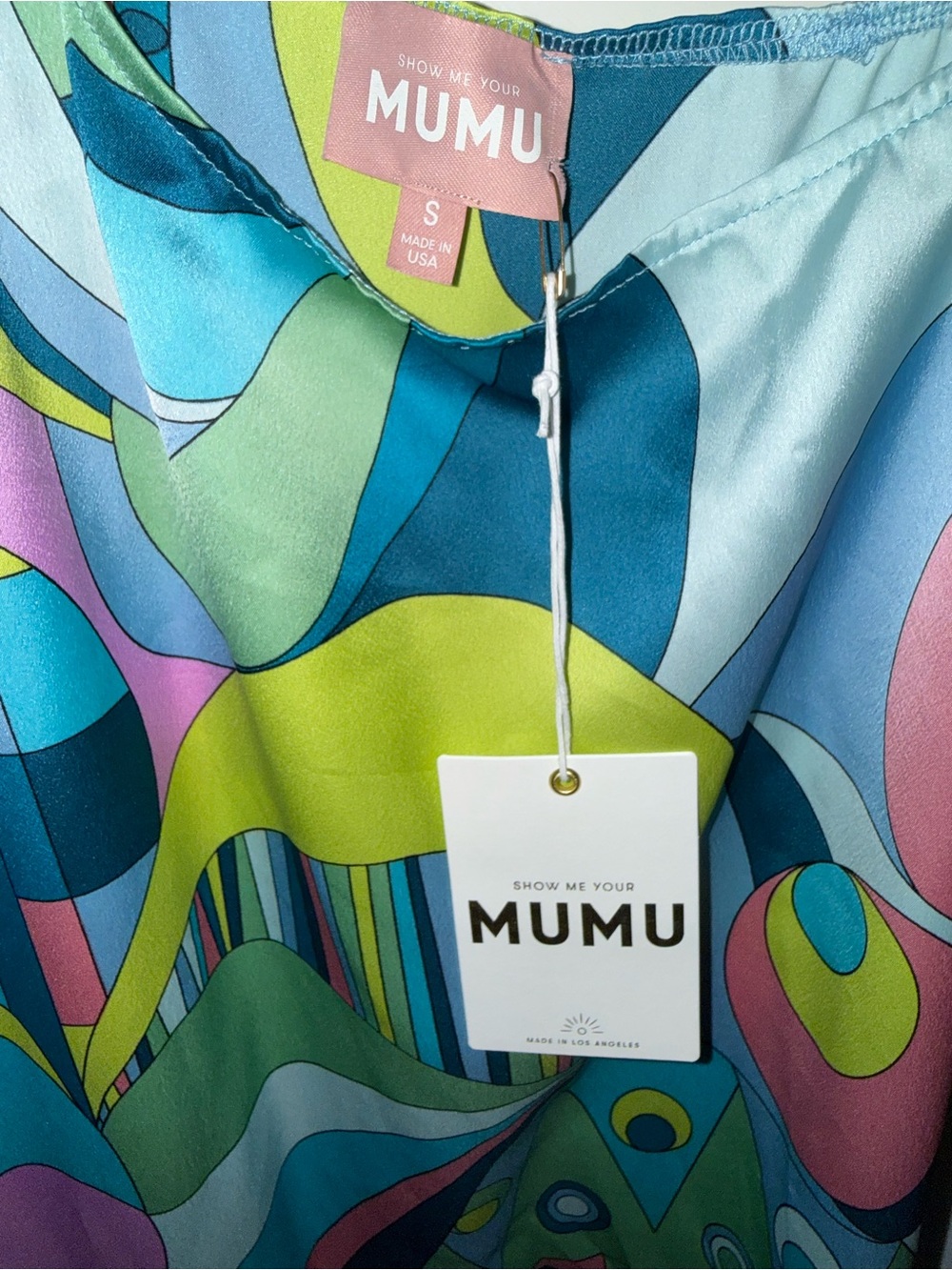 NWT Show Me Your MuMu Tropez Maxi Dress ๐งโโ๏ธ๐ซ๐ซง๐๏ธโ๏ธ Sz Small - Picture 3 of 6